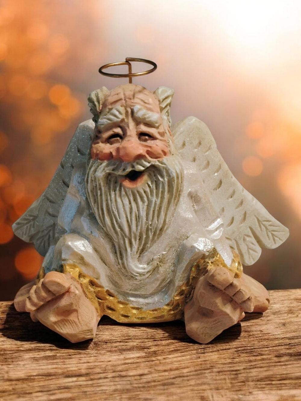 Vtg 1995 David Frykman The Oldest Angel All That Glitters Shelf Sitter Coynes